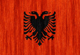 Albania flag - small - style 2