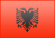 Albania flag - small - style 3