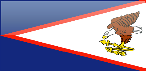 American Samoa flag - large - style 4