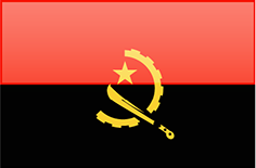Angola flag - medium - style 4
