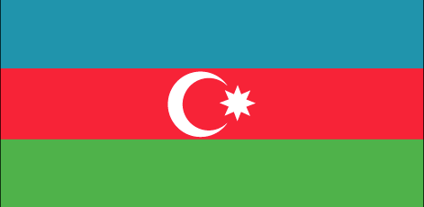 Azerbaijan flag - large - style 1