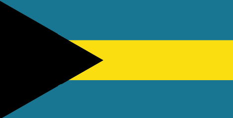 Bahamas flag - large - style 1