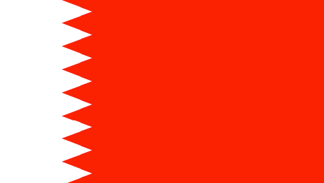 Bahrain flag - large - style 1