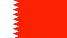 Bahrain flag - medium - style 1