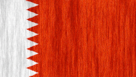 Bahrain flag - large - style 2
