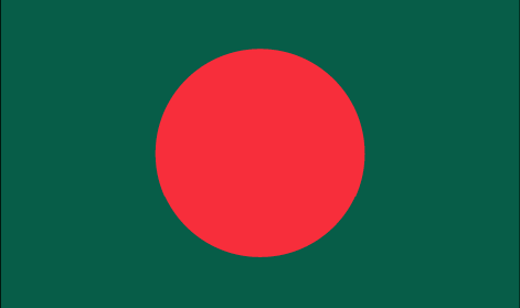 Bangladesh flag - large - style 1