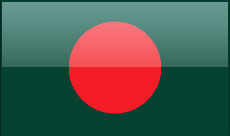 Bangladesh flag - large - style 4