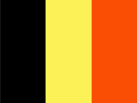 Belgium flag - large - style 1