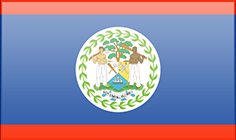 Belize flag - medium - style 3
