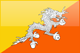 Bhutan flag - small - style 4