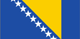 Bosnia flag - small - style 1