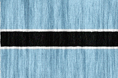 Botswana flag - medium - style 2
