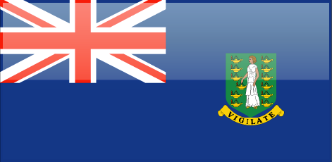 British Virgin Islands flag - large - style 4