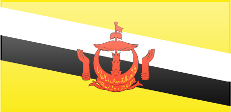 Brunei flag - large - style 3