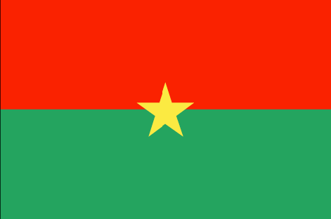 Burkina Faso flag - large - style 1