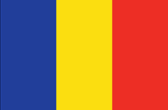 Chad flag - medium - style 1