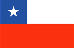 Chile flag - medium - style 1