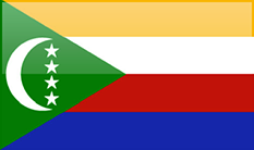 Comoros flag - medium - style 4