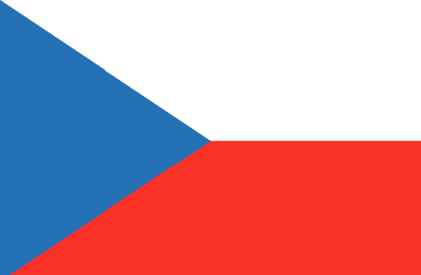 Czech Republic flag - large - style 1