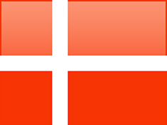 Denmark flag - medium - style 4