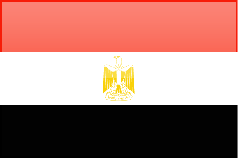 Egypt flag - large - style 4