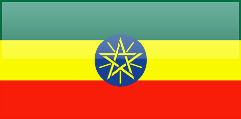 Ethiopia flag - large - style 4