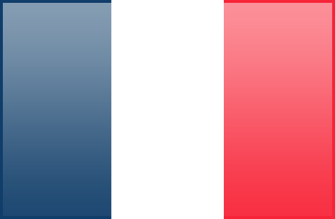 France flag - large - style 3