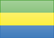 Gabon flag - small - style 3