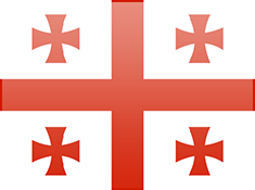 Georgia flag - medium - style 3