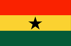 Ghana flag - medium - style 1