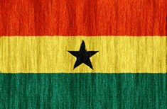 Ghana flag - medium - style 2