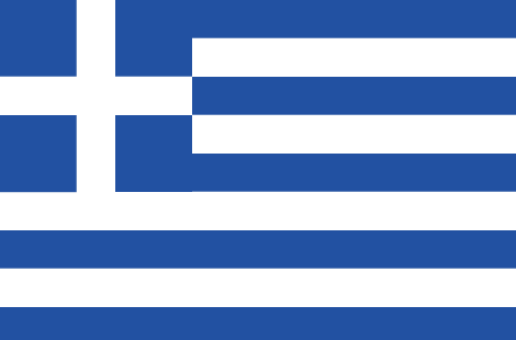 Greece flag - large - style 1