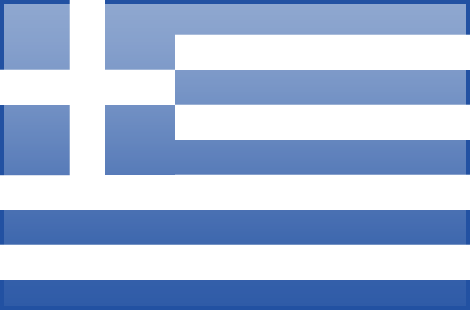 Greece flag - large - style 3