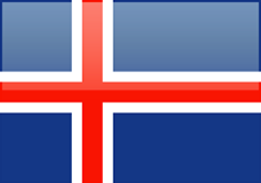 Iceland flag - medium - style 4