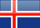 Iceland flag - small - style 4
