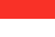 Indonesia flag - small - style 1