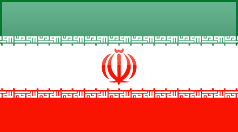 Iran flag - large - style 4