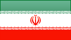 Iran flag - medium - style 4