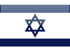 Israel flag - medium - style 4
