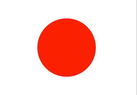Japan flag - large - style 1