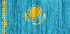 Kazakhstan flag - medium - style 2
