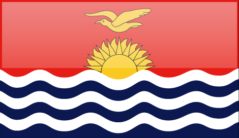 Kiribati flag - large - style 4