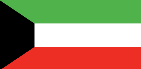 Kuwait flag - large - style 1