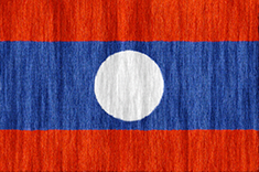 Laos flag - medium - style 2