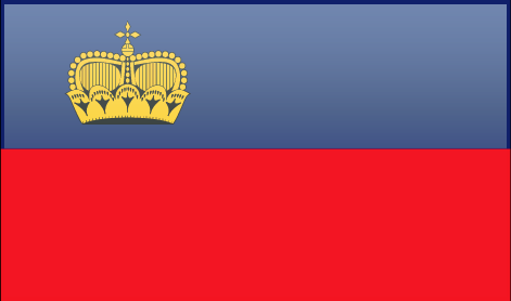 Liechtenstein flag - large - style 4