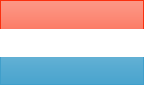Luxembourg flag - large - style 3