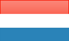 Luxembourg flag - medium - style 4