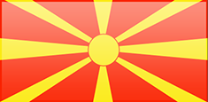 Macedonia flag - medium - style 3