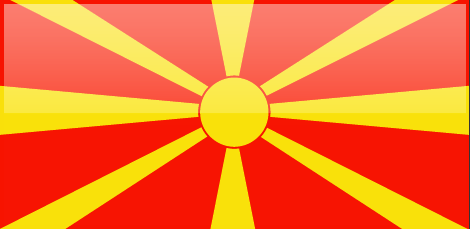Macedonia flag - large - style 4