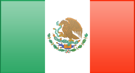 Mexico flag - large - style 3